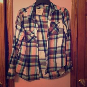 Multi-Color Plaid Top